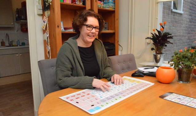 Miriam Korn in haar woning aan de Oesterstraat.