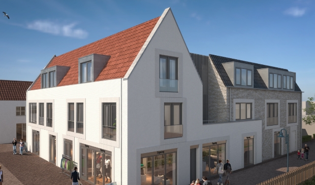 De geplande nieuwbouw in De Koog.