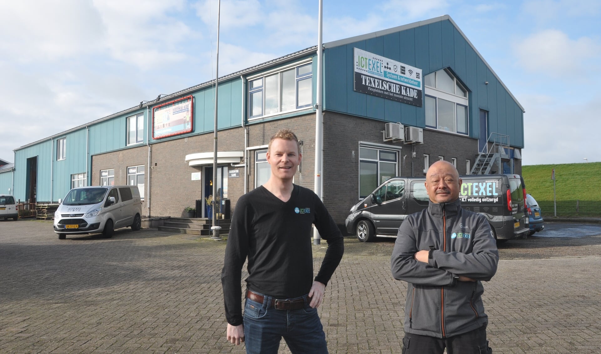 Jorian Ploegman en André Smith van ICTexel.