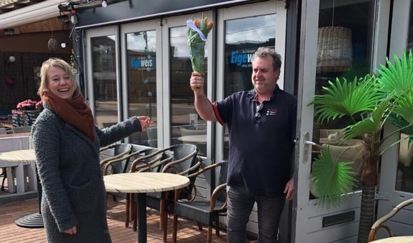 Tulpen voor ondernemend De Koog.