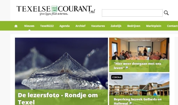 Website Texelse Courant.