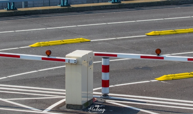 Leeg opstelterrein in Den Helder.