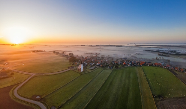 Den Hoorn in de mist.