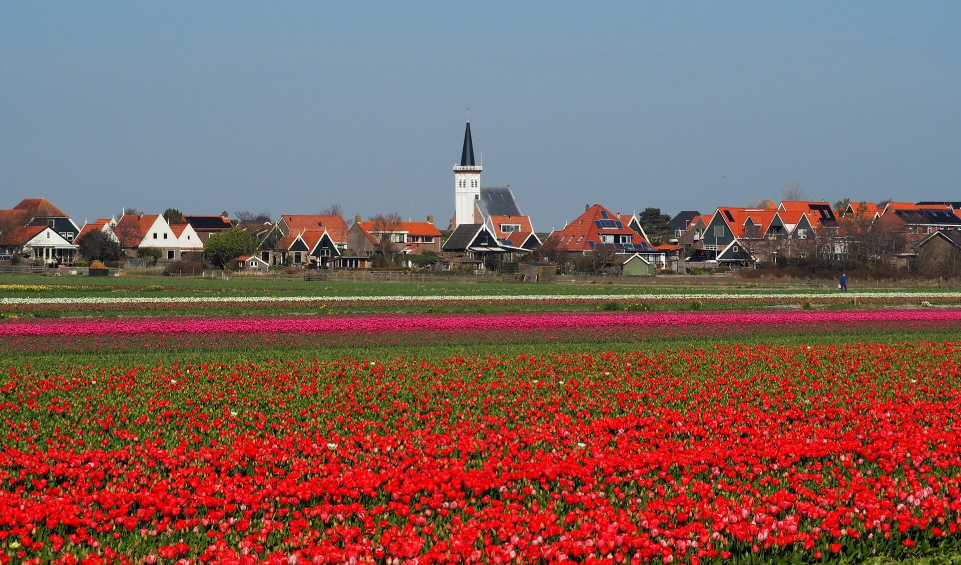 Het karakteristieke dorpsgezicht van Den Hoorn in augustus 2020.