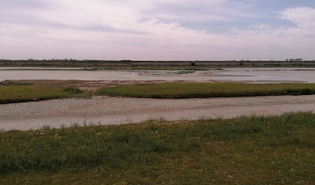 Het Wagejot had te kampen met grote droogte eind mei.