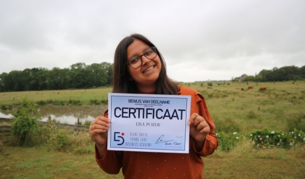 Lisa Poede heeft ambities om te ondernemen op Texel.
