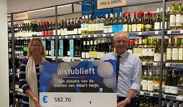 De gift voor het hospice.