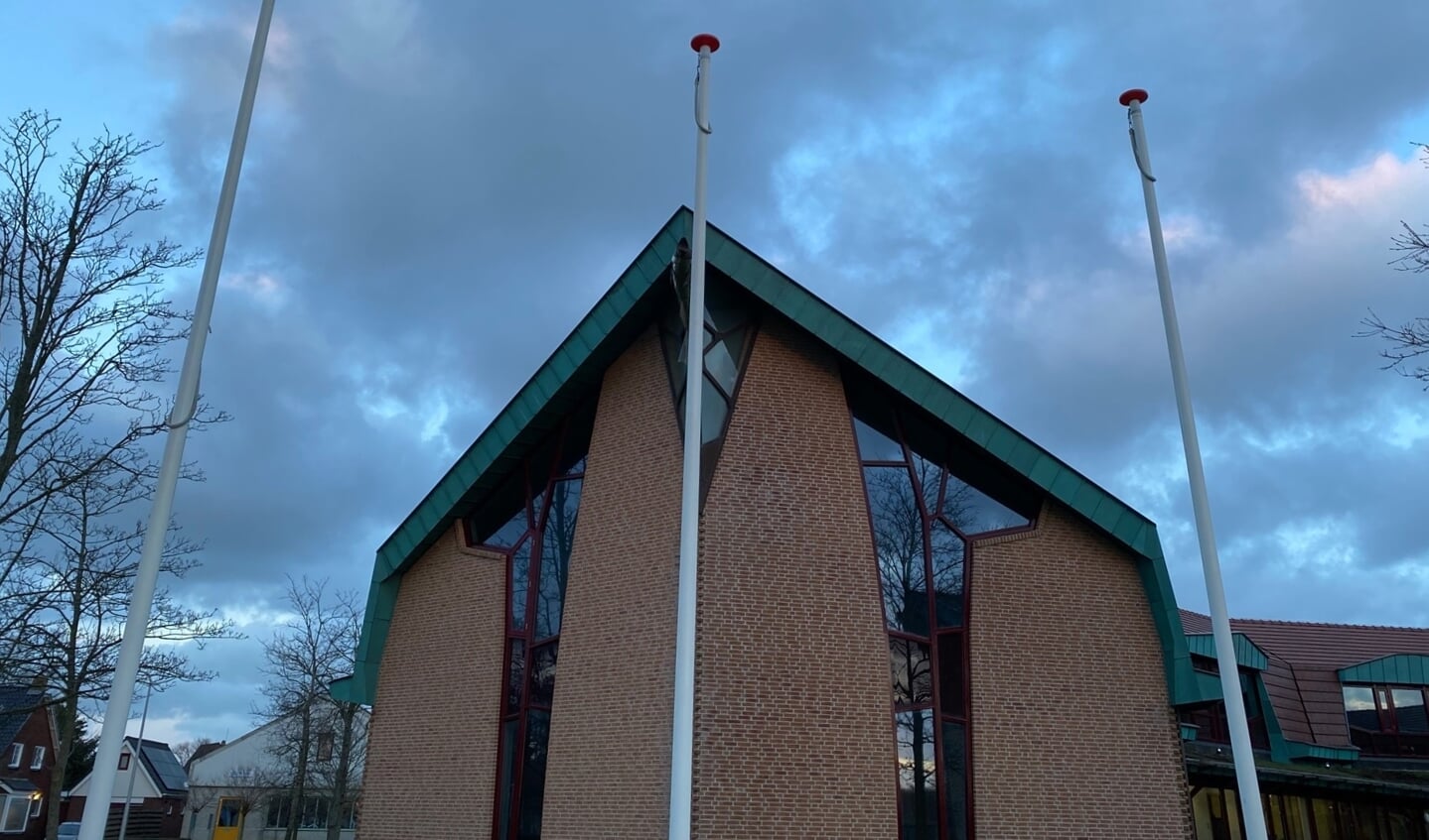 Het gemeentehuis.