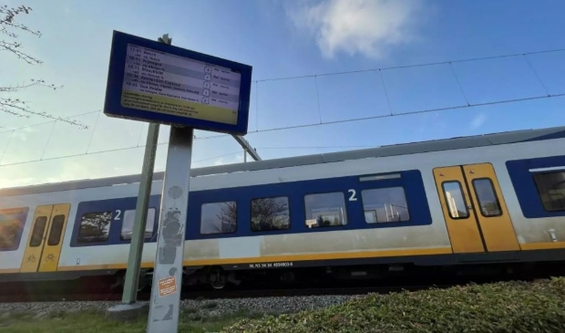 Vertraging door werkzaamheden op het spoor.