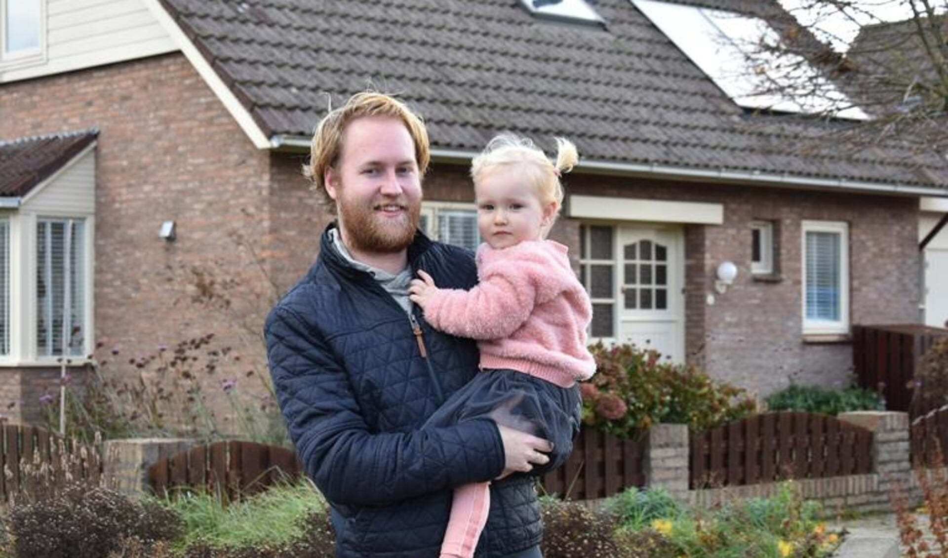 Remco met zijn dochter Milou. (Foto: Henk Slikker)