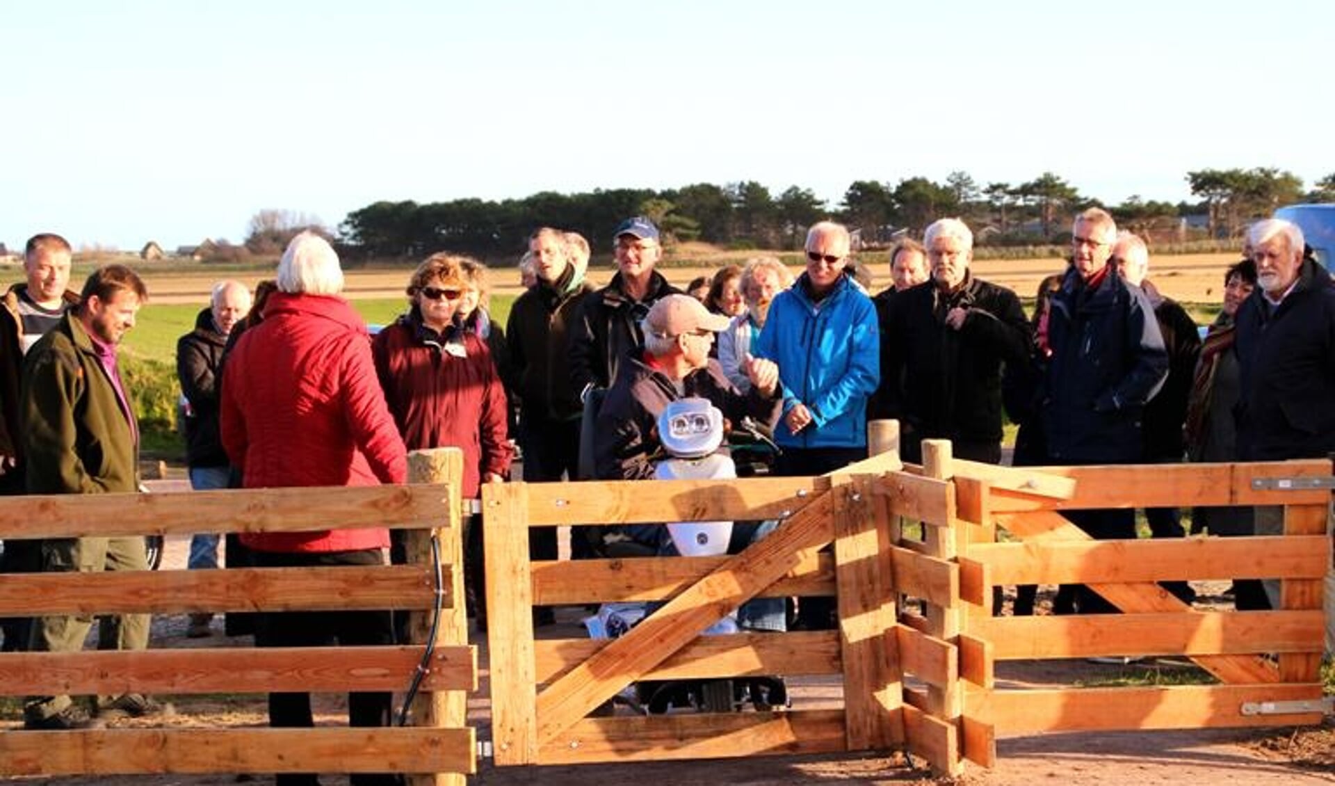 Het pad werd zaterdag officieel geopend. (Foto: Erik van der Spek)