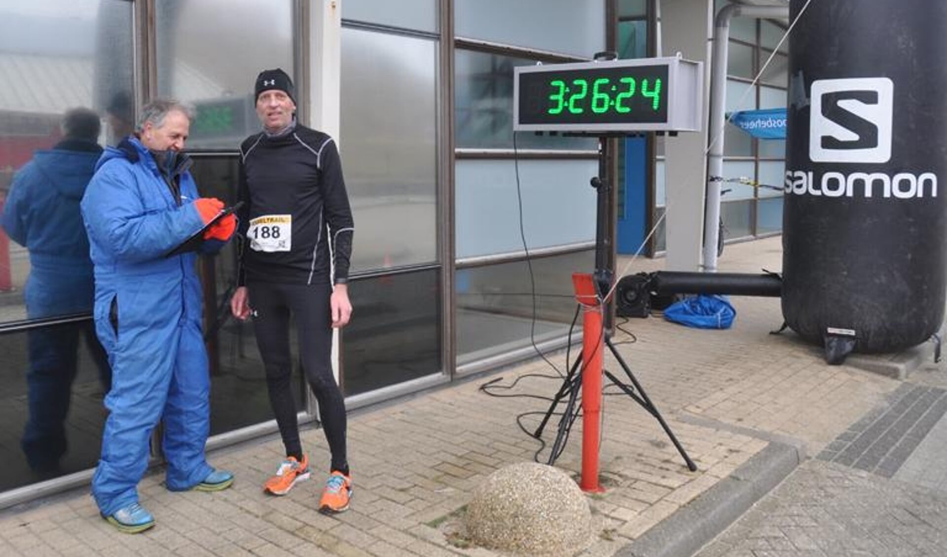 Remko Nagtegaal uit De Cocksdorp won de 40 kilometer bij de heren. (Foto: Mikel Knippenberg)