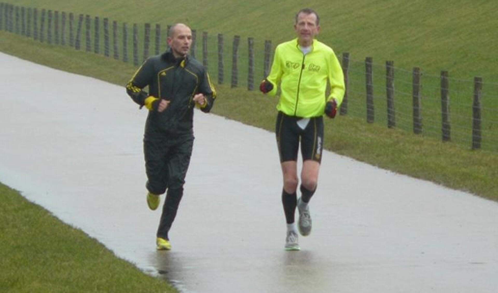 Luc Krotwaar en Jan-Albert Lantink, de favorieten voor de 60 resp. de 120 km (Foto: Martien Baars)