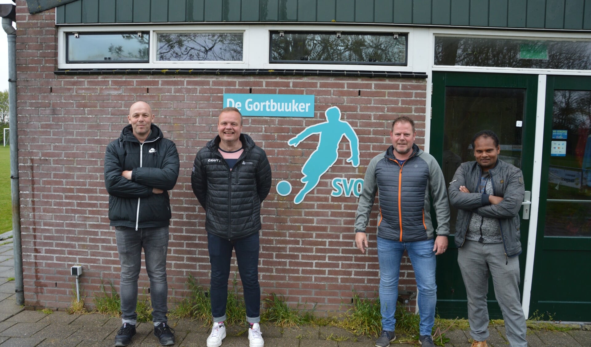 Sil van Dijk, Nico Kremer, Jan Bloem en Jacob Mechielen, kijken ontzettend uit naar volgend seizoen.