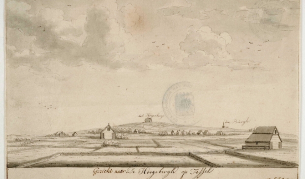 Gezicht op de Hoge Berg van H. de Leth
