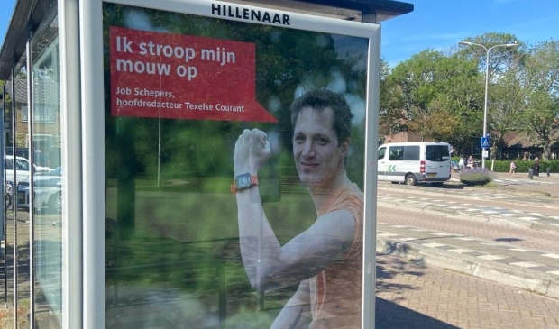 <p>Bushokje aan de Elemert in Den Burg met Job Schepers.</p>