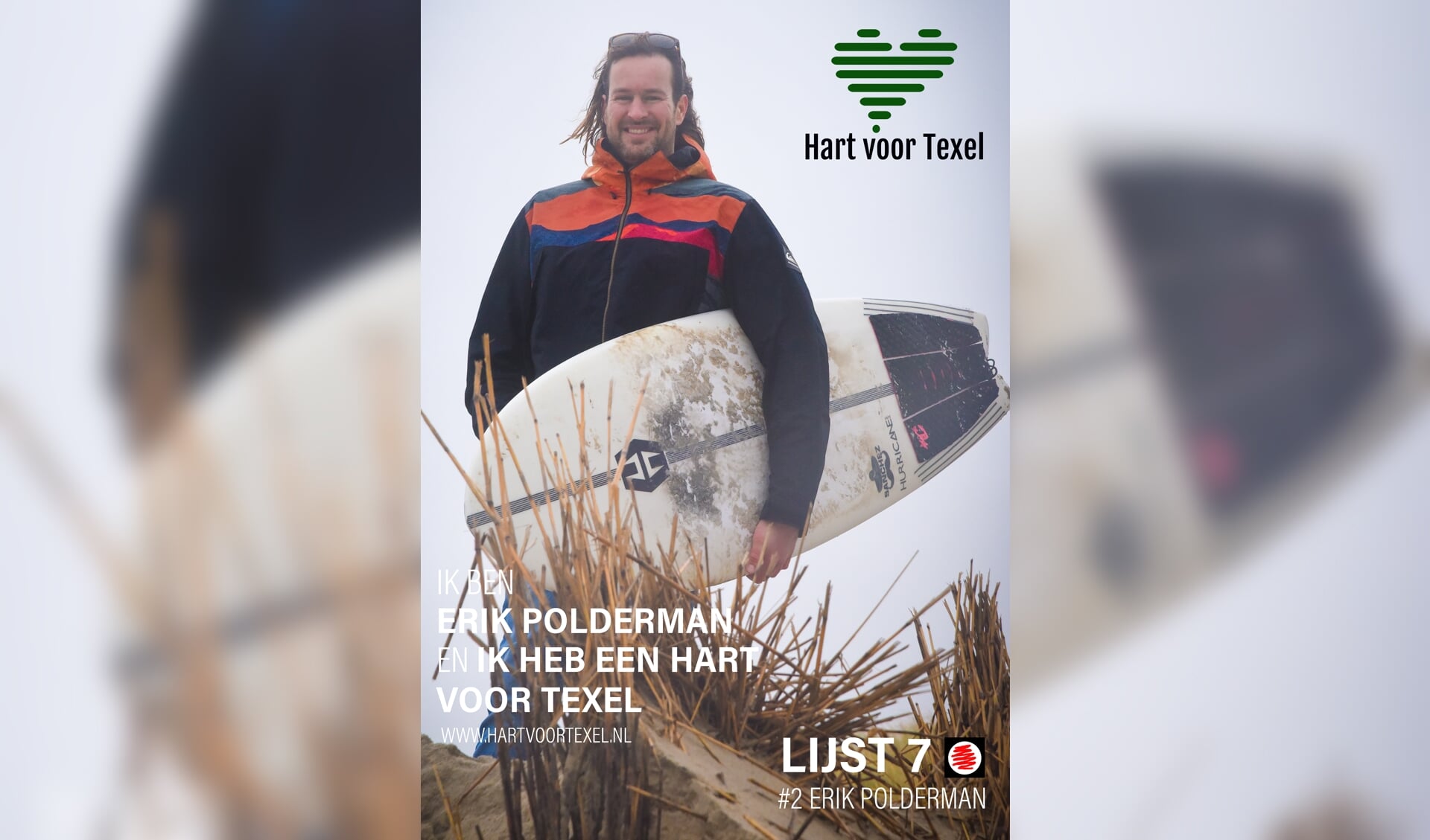 De nummer twee op de lijst van Hart voor Texel: Erik Polderman