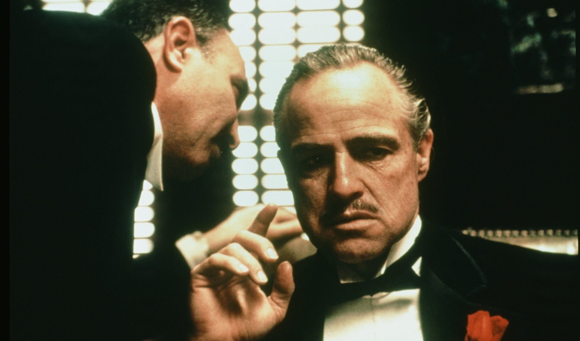 Marlon Brando speelt als Don Vito Corleone in The Godfather misschien wel de rol van zijn leven.