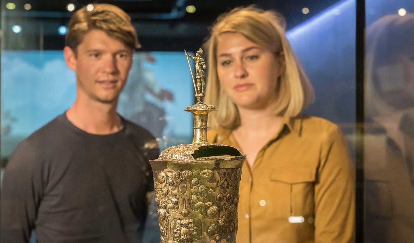 De vergulde zilveren pronkbeker is vanaf de zomer ook te zien in de nieuwe permanente tentoonstelling.