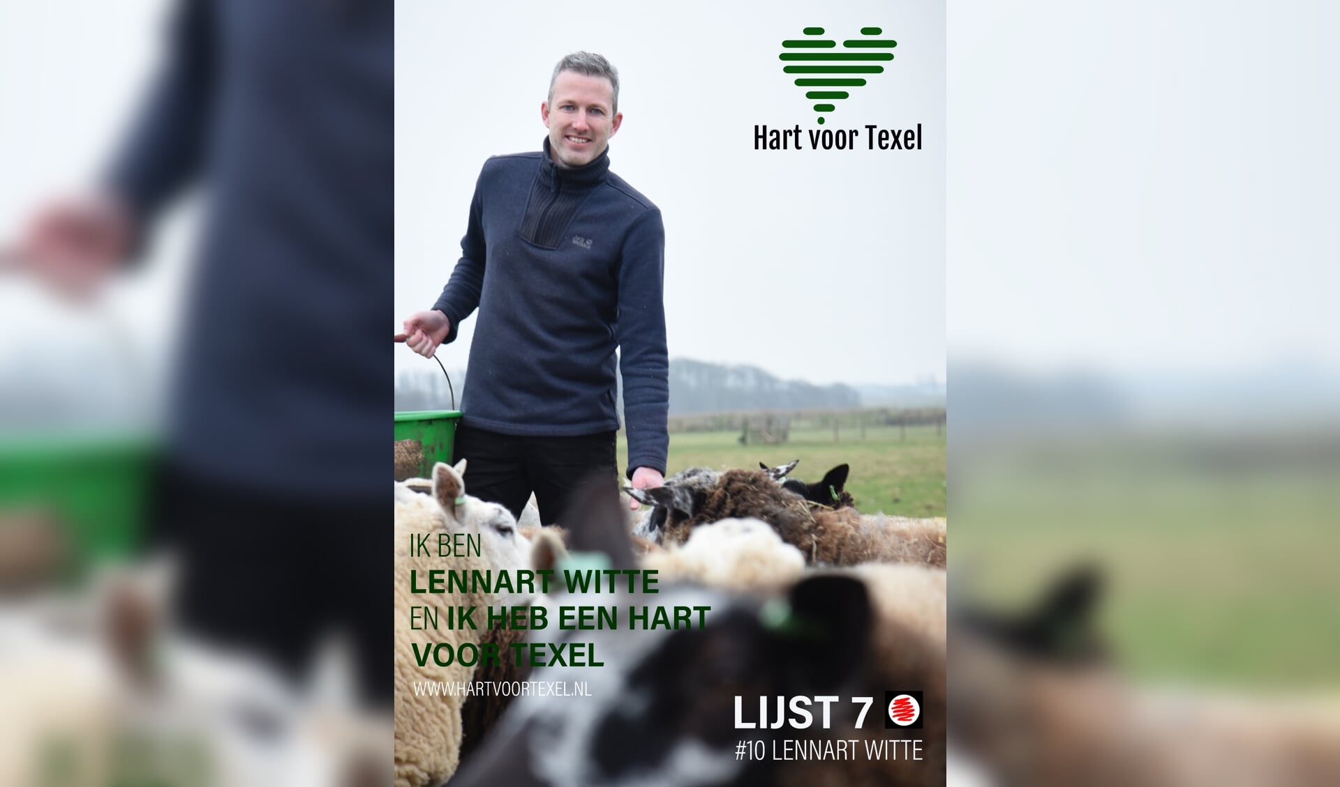 De nummer 10 op de kandidatenlijst van Hart voor Texel: Lennart Witte