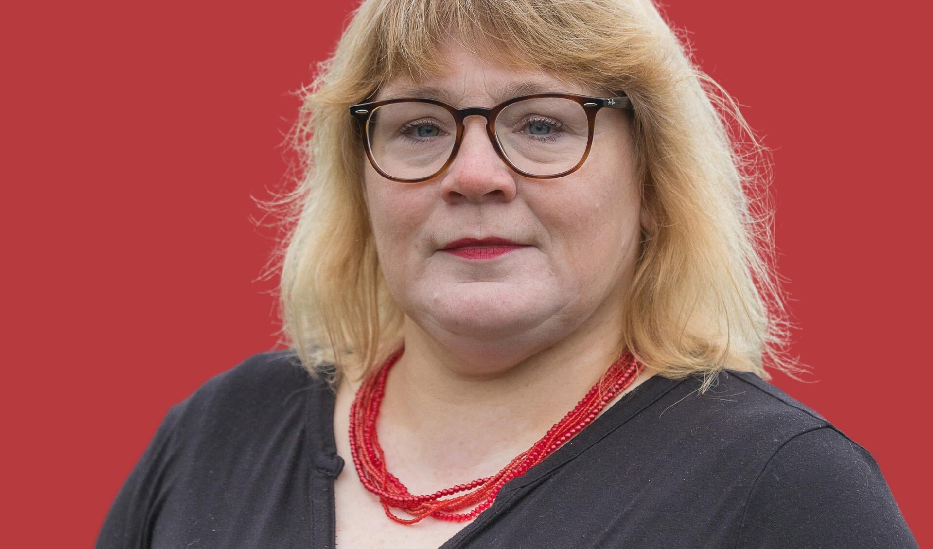 Anneke Visser-Veltkamp, nummer 2 op de kieslijst van de PvdA. 