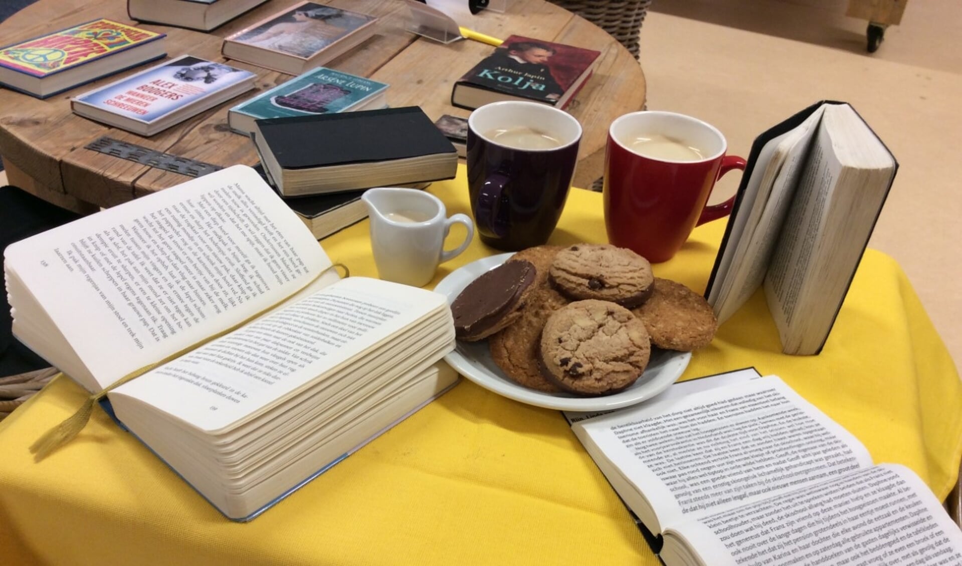 Koffie met een boekje, volgende week in de bibliotheek