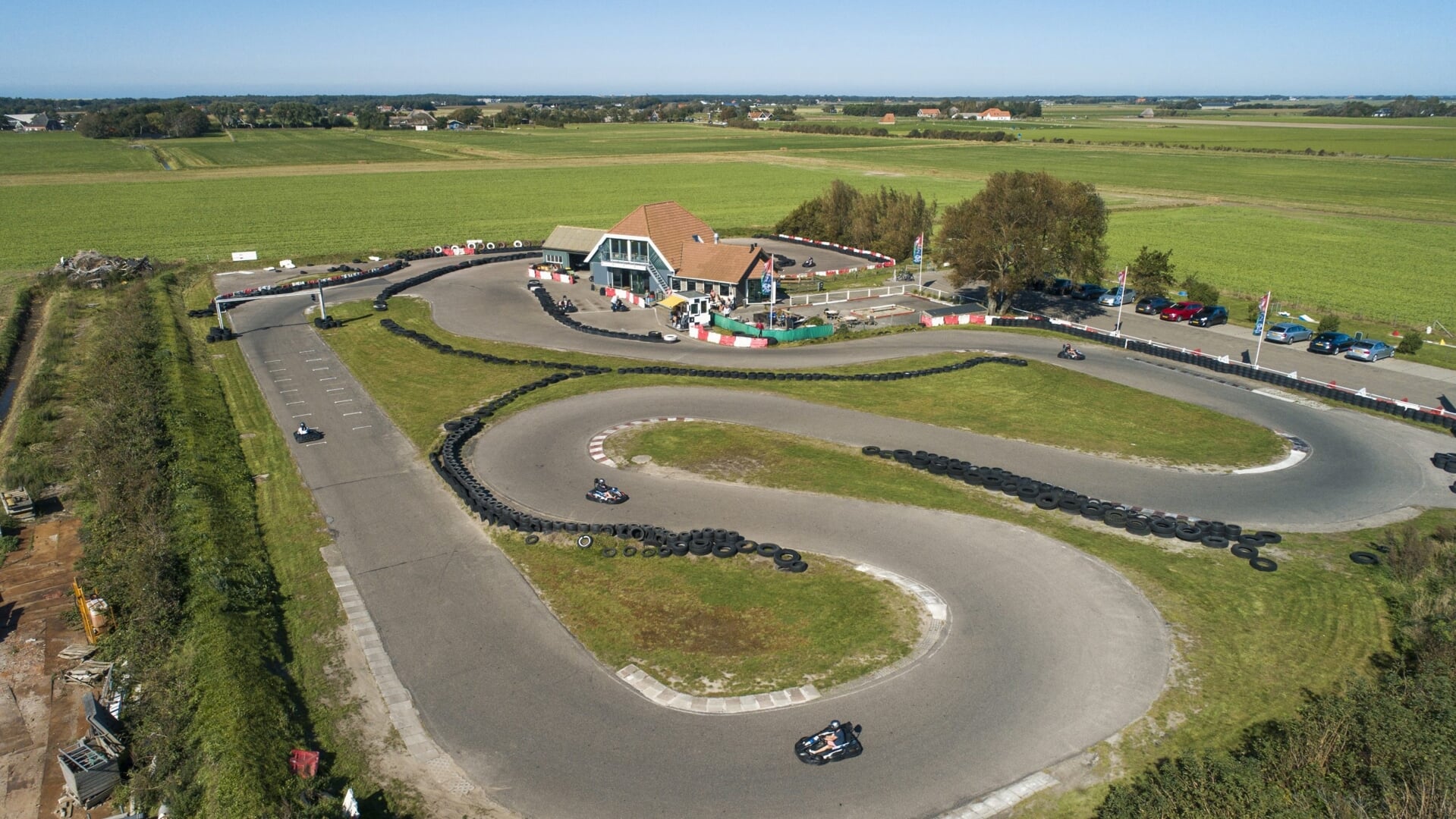 Karting Texel aan de Akenbuurt bij Den Burg.