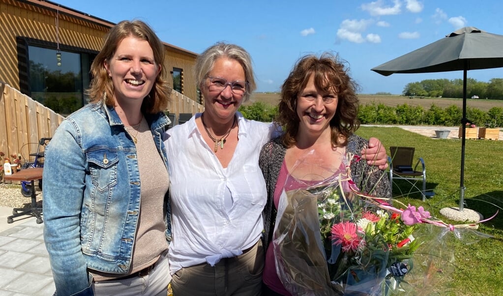 Miranda Schraag, Jolanda van Tunen en Marjan Poelmann.