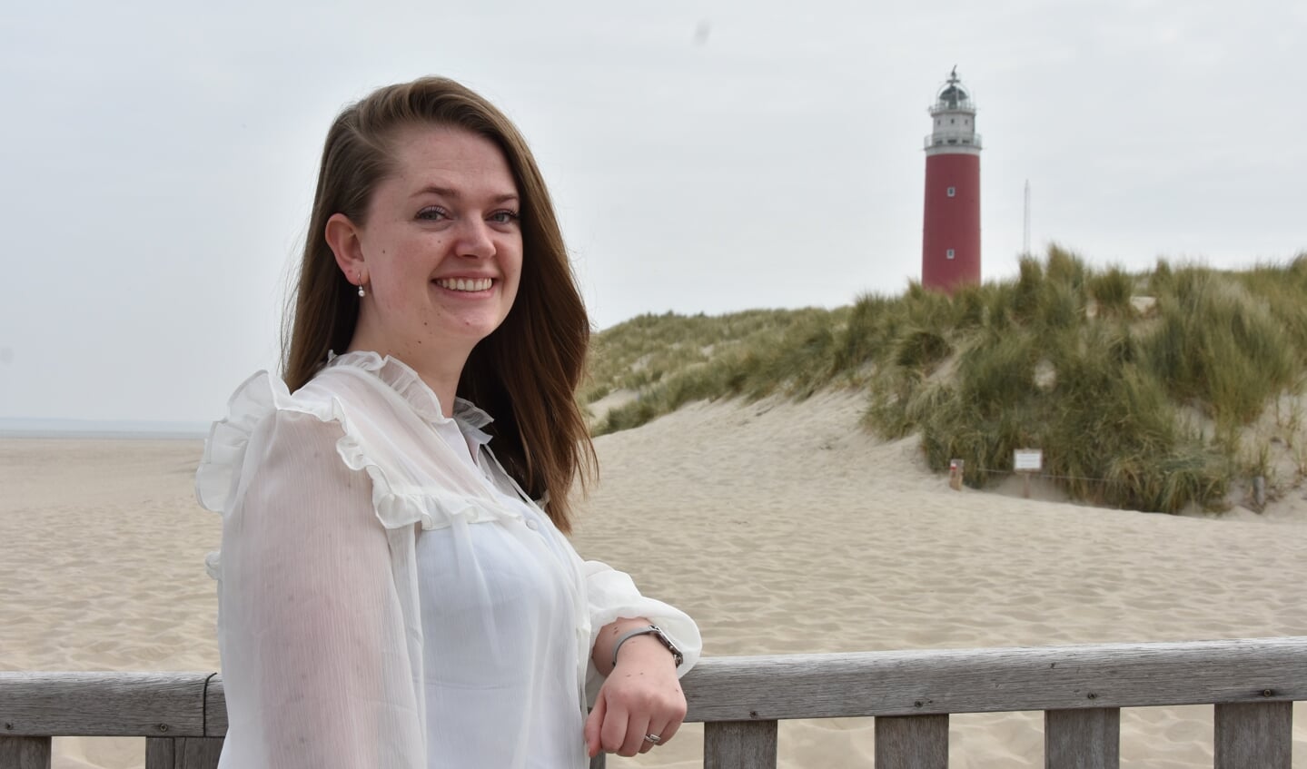 Sharon Hopman op het terras van Faro2