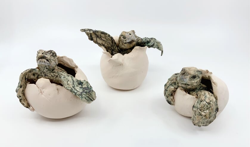 Gerrie Lulof: Zeeschildpadjes in keramiek