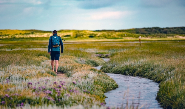 <p>Wandelen door De Slufter.</p>