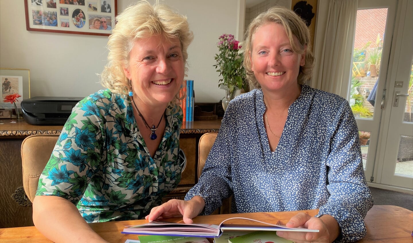 Cintha Stiekema en Bianca Polderman van Texelgezinnen.