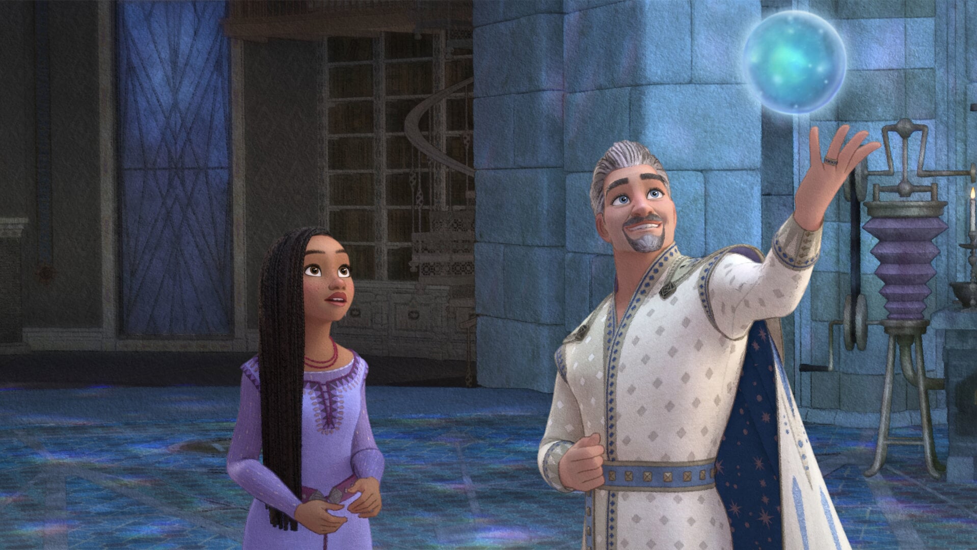 In de nieuwste Disneyfilm Wish bezoekt hoofdpersoon Asha het paleis van koning Magnifico.