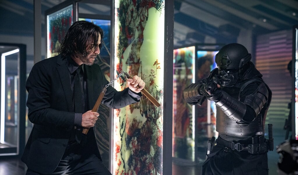 Keanu Reeves is John Wick in John Wick 4. 