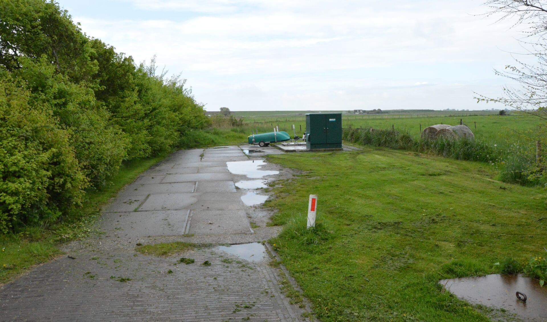 De oude rioolwaterzuivering in Oudeschild.