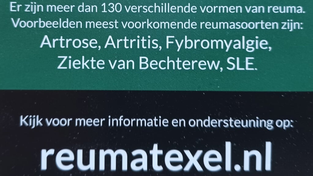 Achterzijde visitekaartje RPV Texel
Layout Femke van Straten