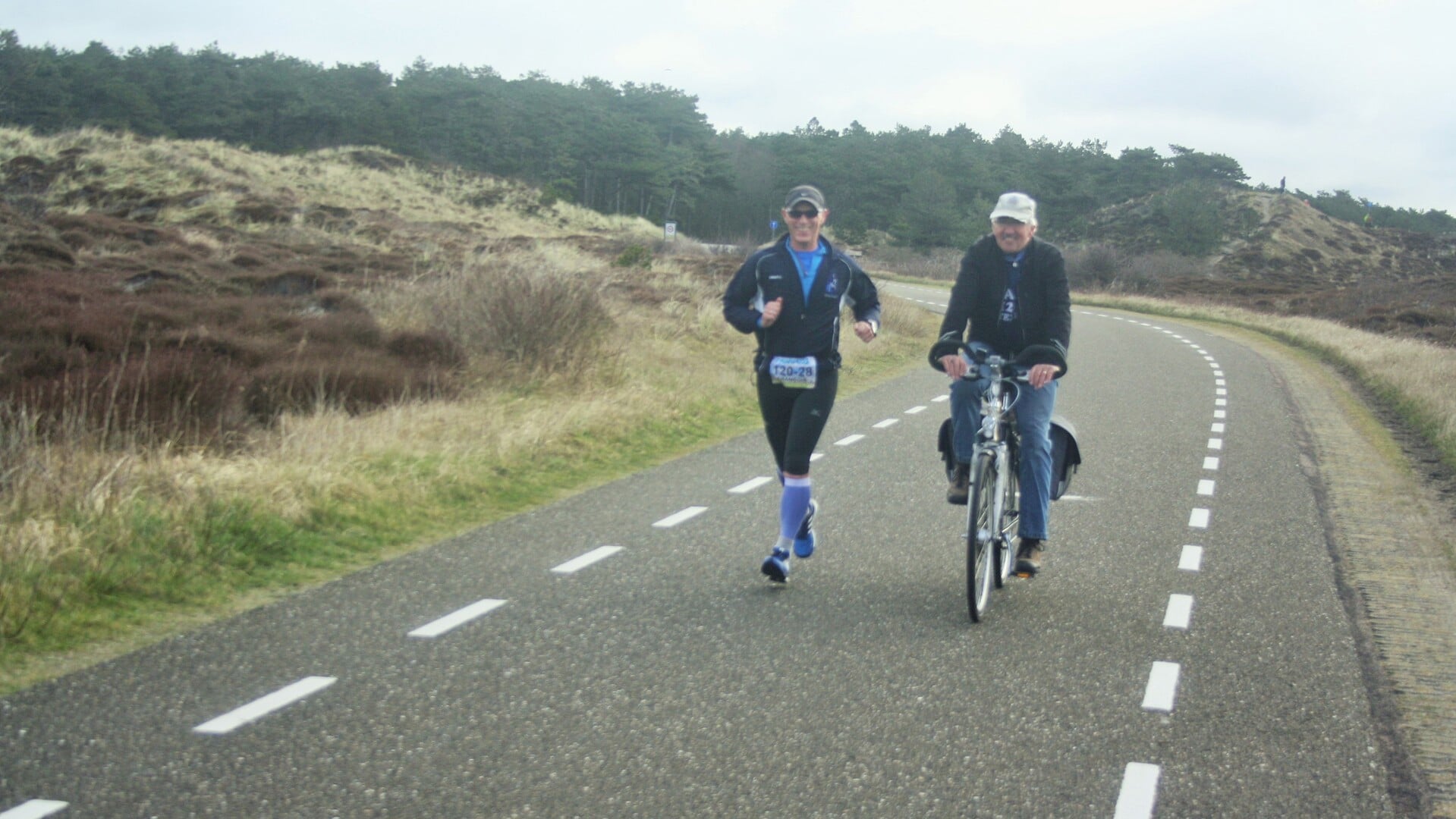 Met Francois Flisijn richting het Jan Ayeslag.