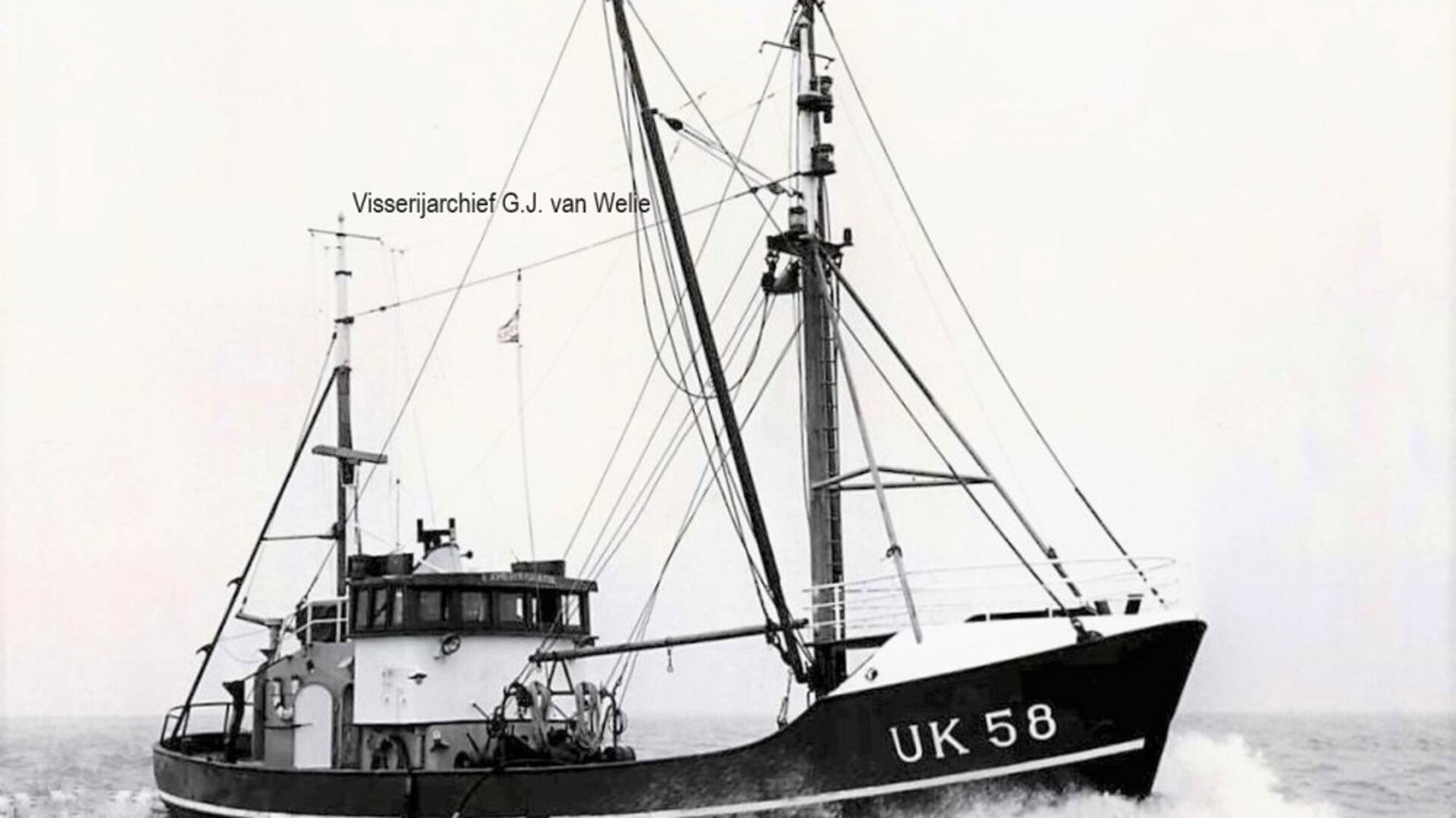 De UK58 die 68 jaar geleden op zee bleef.