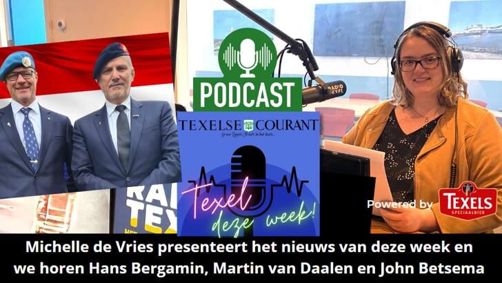 Michelle de Vries presenteert de podcast van de Texelse Courant.