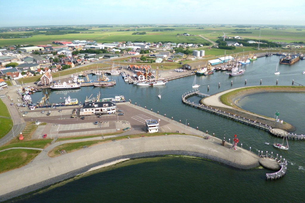 De haven van Oudeschild. 