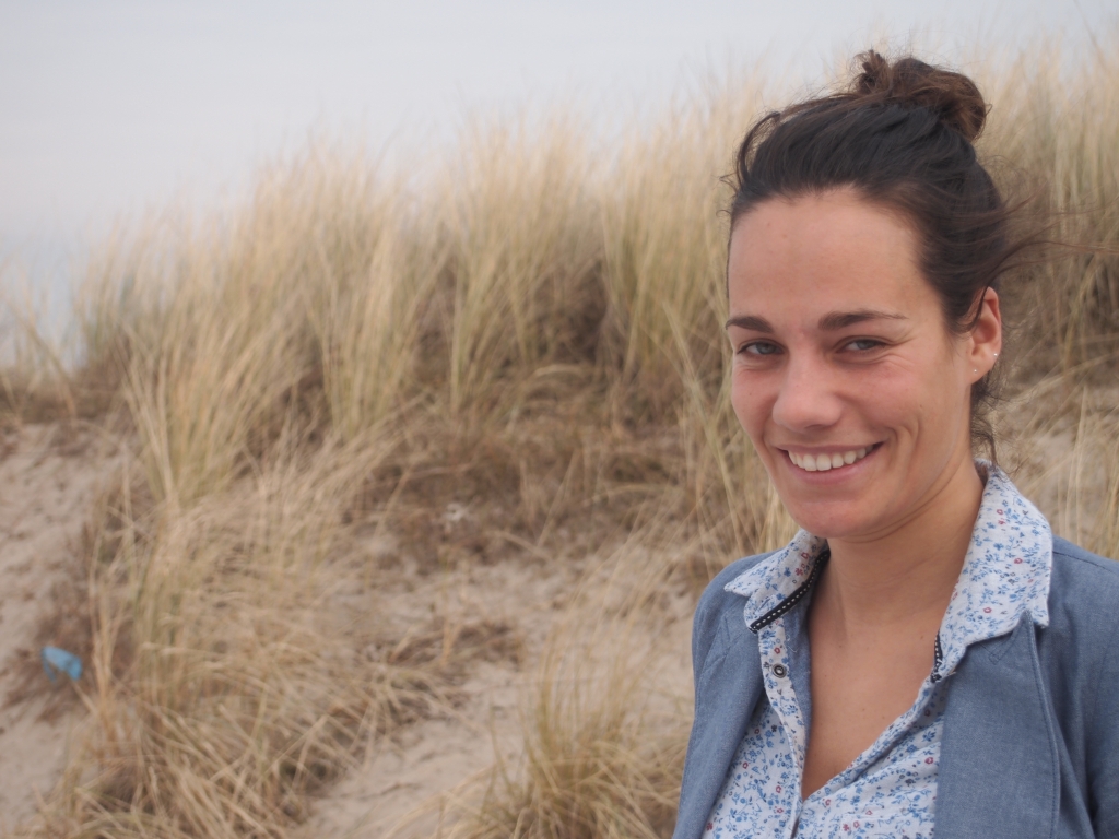 Dominique Kooiman: 'Als ik vrij ben ben ik op het strand.' (Foto Job Schepers)