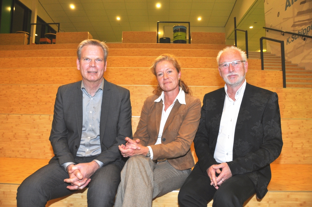 Chris van Meurs, Gea Koops en Bert Spuij vormen dit schooljaar de interim-directie van de OSG.
