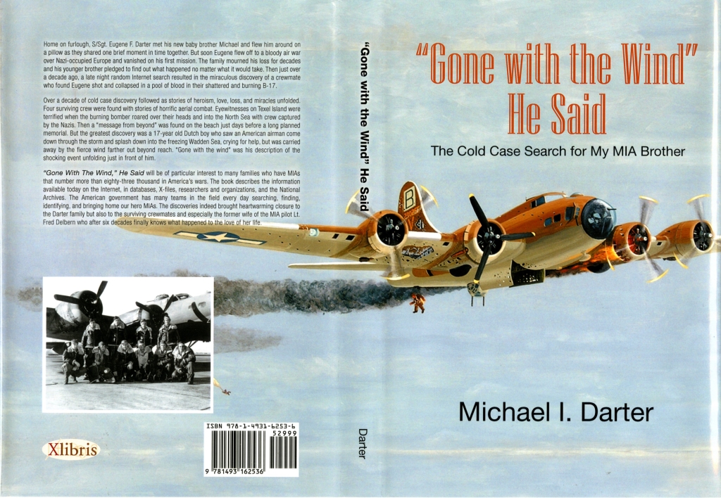 Omslag van het boek van Michael I. Darter over de fatale bombardementsvlucht.