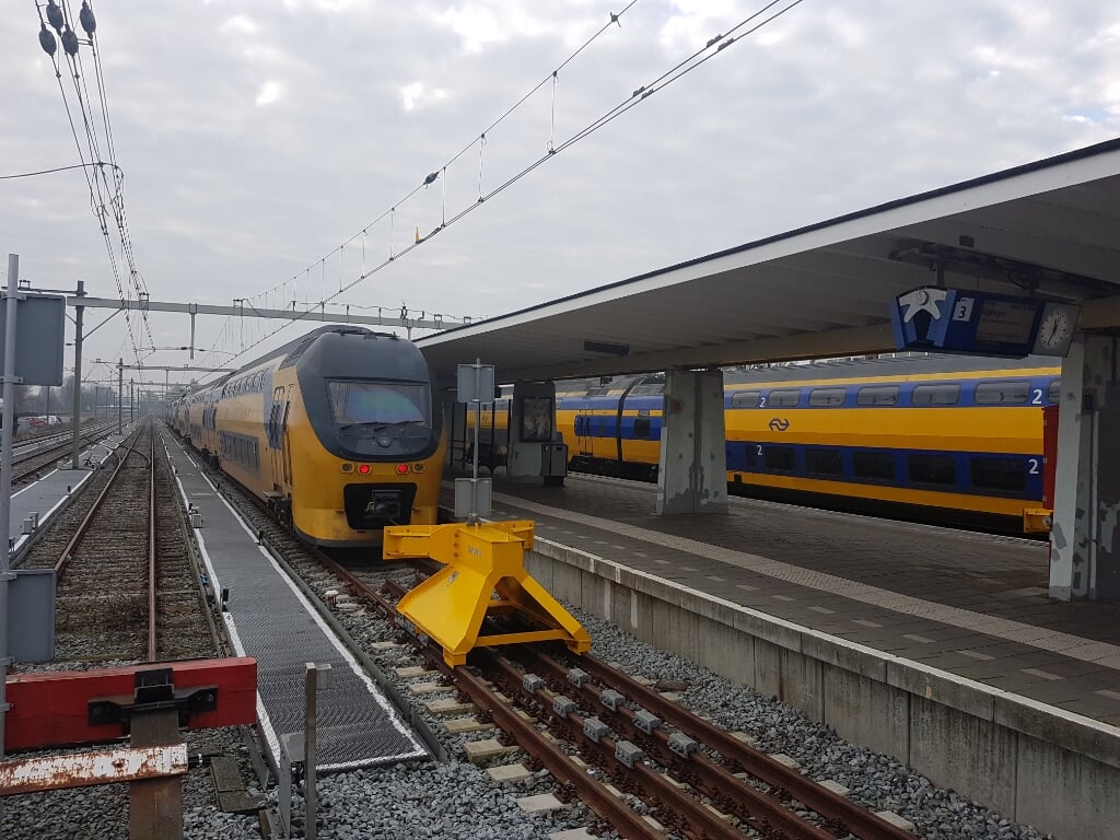 Het treinstation in Den Helder.