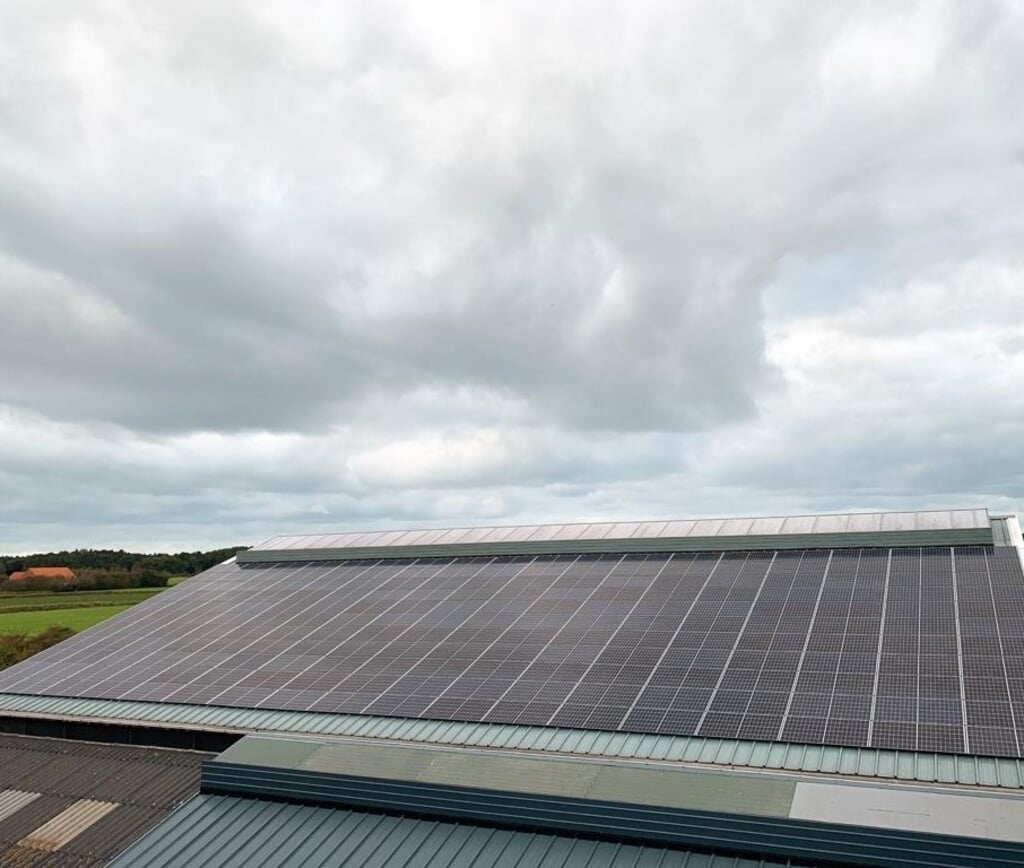 Zonnedak bij Hoeve Vrij en Blij.