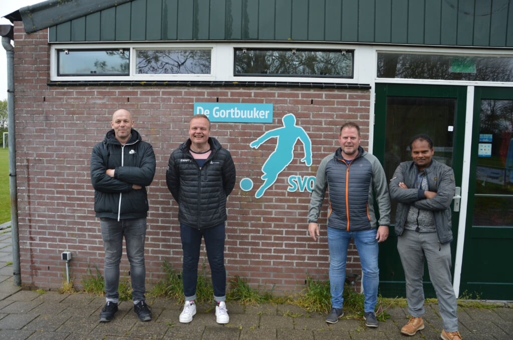 Sil van Dijk, Nico Kremer, Jan Bloem en Jacob Mechielen, kijken ontzettend uit naar volgend seizoen.