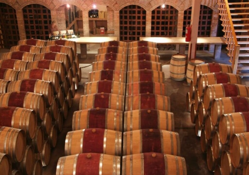 Wijnvaten Patagonië. 