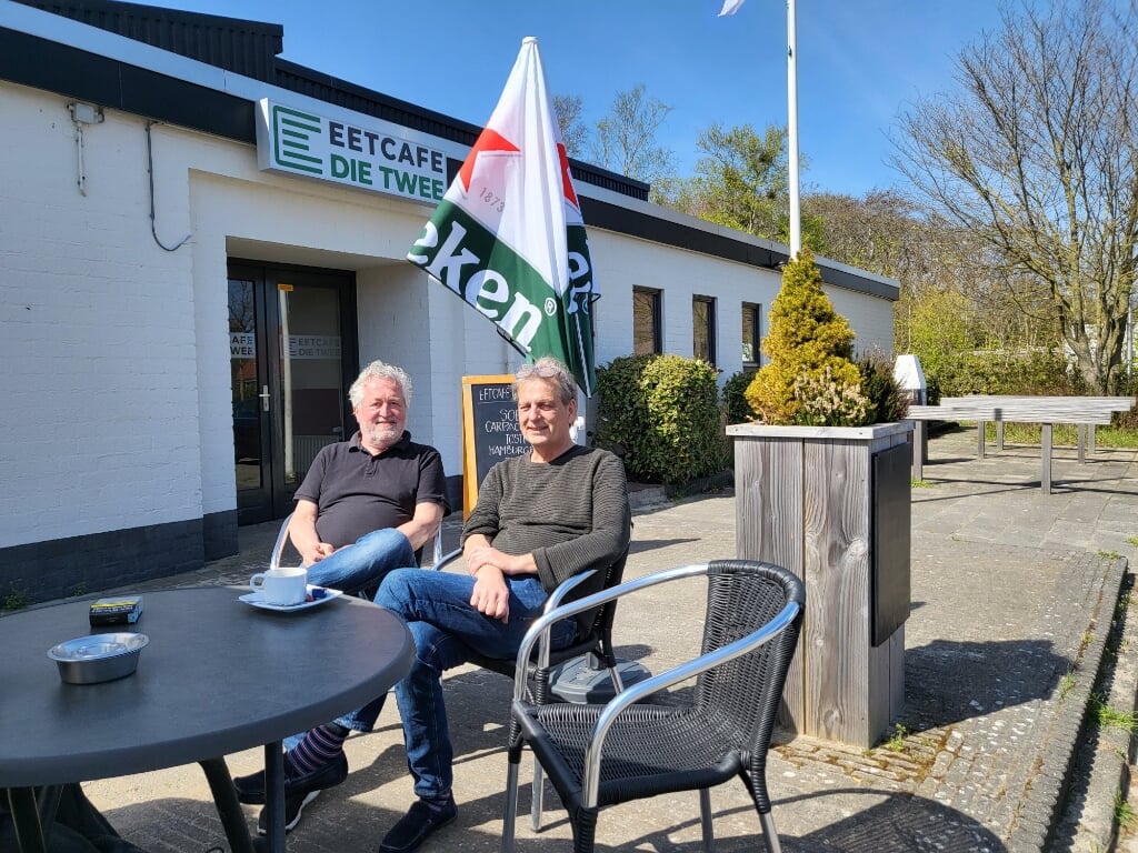 Ruud en Peter bij Eetcafé "Die Twee"