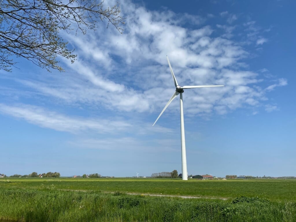 Wel of geen windmolens op Texel; dat wordt de vraag (foto is gemaakt in Friesland).