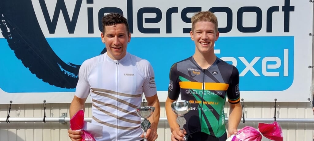 Niels van Zuilen en Daan Aberson, winnaars van de A- en B-poule.